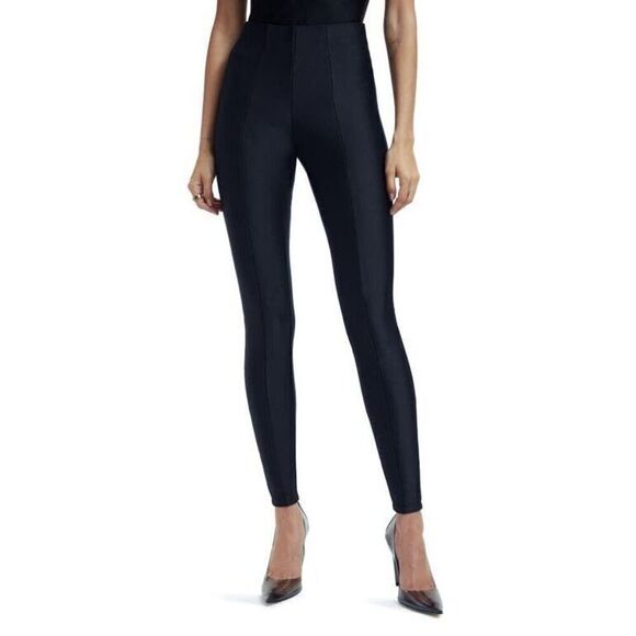 Good American GS0335-001 Women Sz 4/XL Black Disco Boss High Waist Leggings - Picture 10 of 10